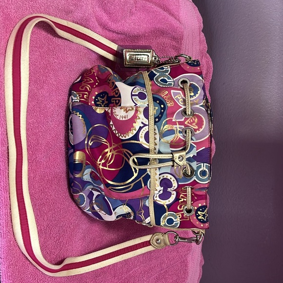 🦋Sale 🌺the Price is Firm Coach poppy - Picture 12 of 12